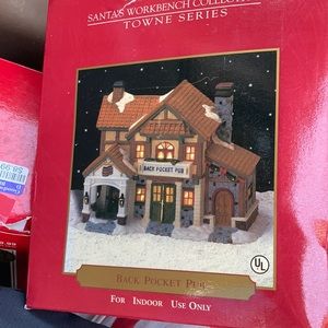 4 Christmas town scenes available